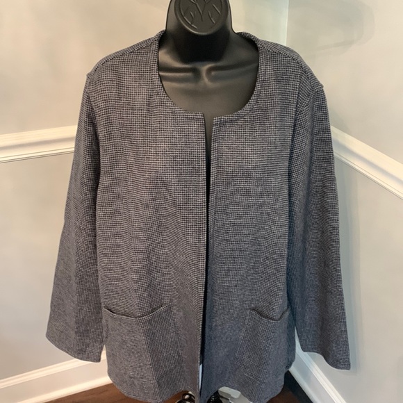 Monterey Bay Reversible Wool Open Front Jacket Size M NWOT - Picture 6 of 10